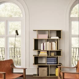 Bookcase in Moss Green view 1