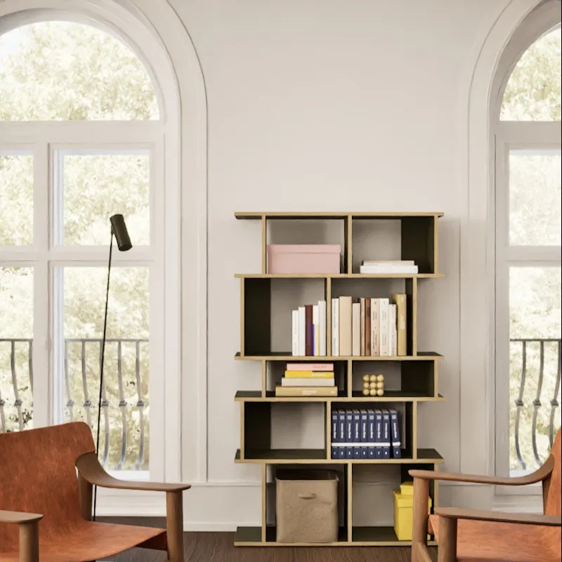 Bookcase in Moss Green - Moss Green