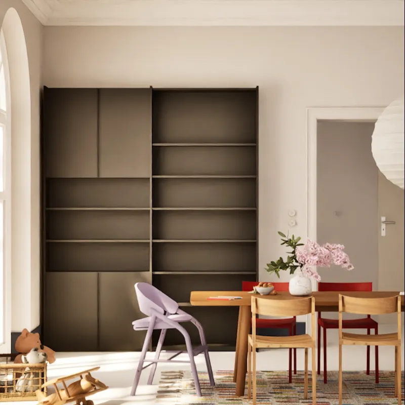 Bookcase in Black - Black
